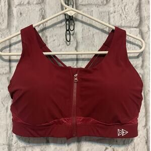 Yvette Size 42D Burgundy Sports Bra